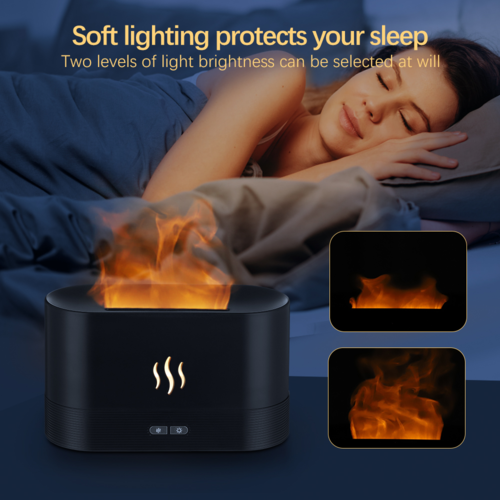 Humidifier Flame Lamp